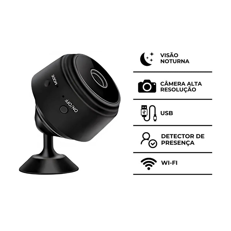 Mini Câmera WiFi HD TESTAR